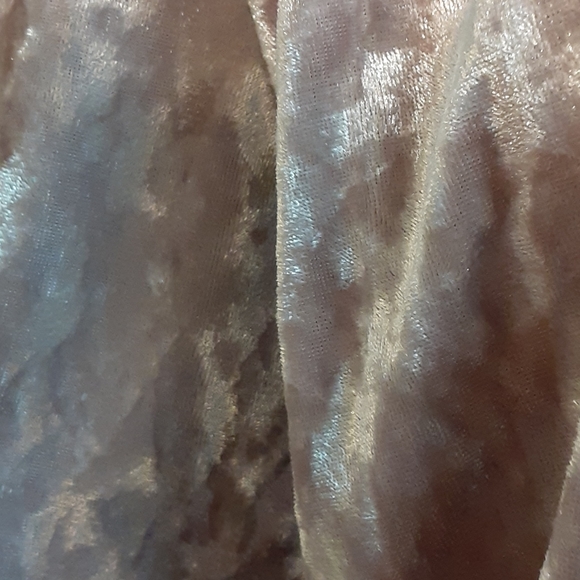 Mauve Crushed Velvet Bomber Jacket! - Picture 4 of 9